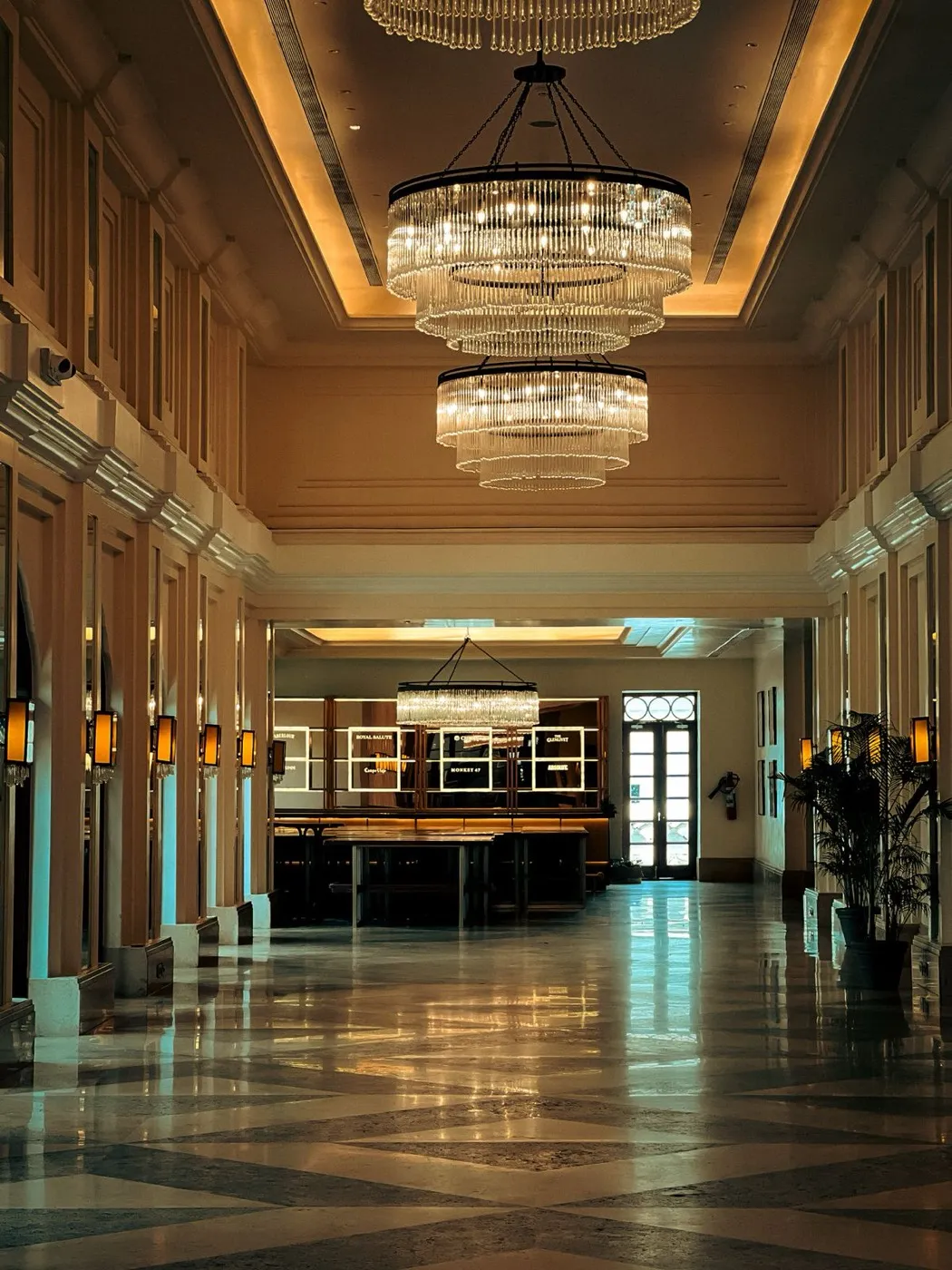 Hotel lobby